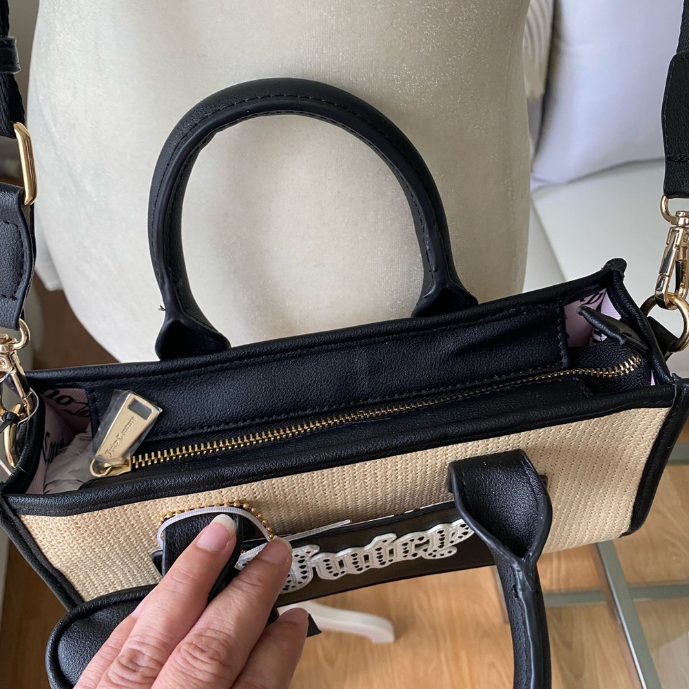 Juicy Couture Black and Tan Women's Bag - Picture 4 of 13